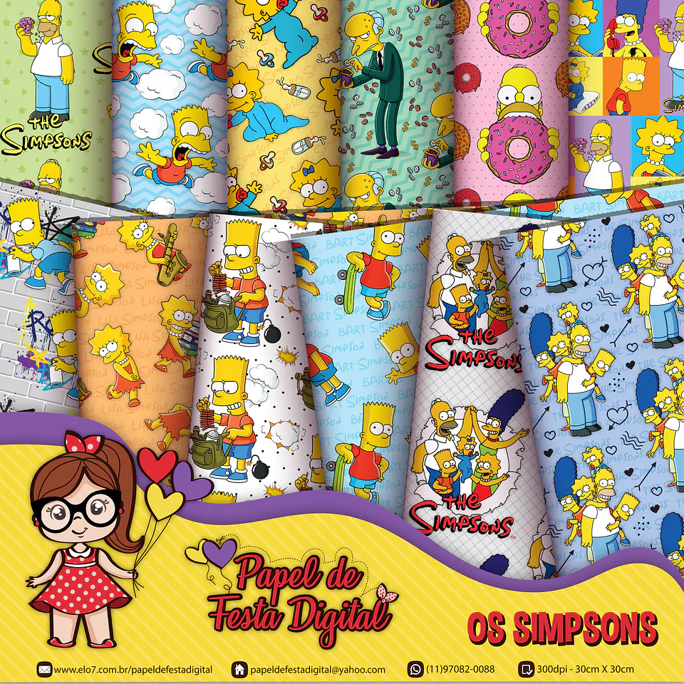 Kit Digital Os Simpsons 55 1