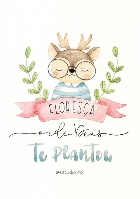 Arquivo de Corte Poster Florescer Freebie