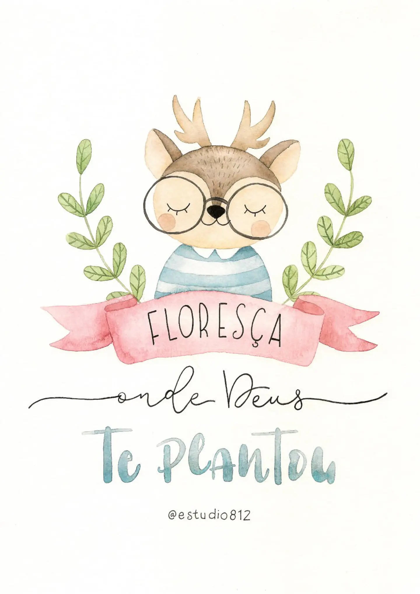 Arquivo de Corte Poster Florescer Freebie 1