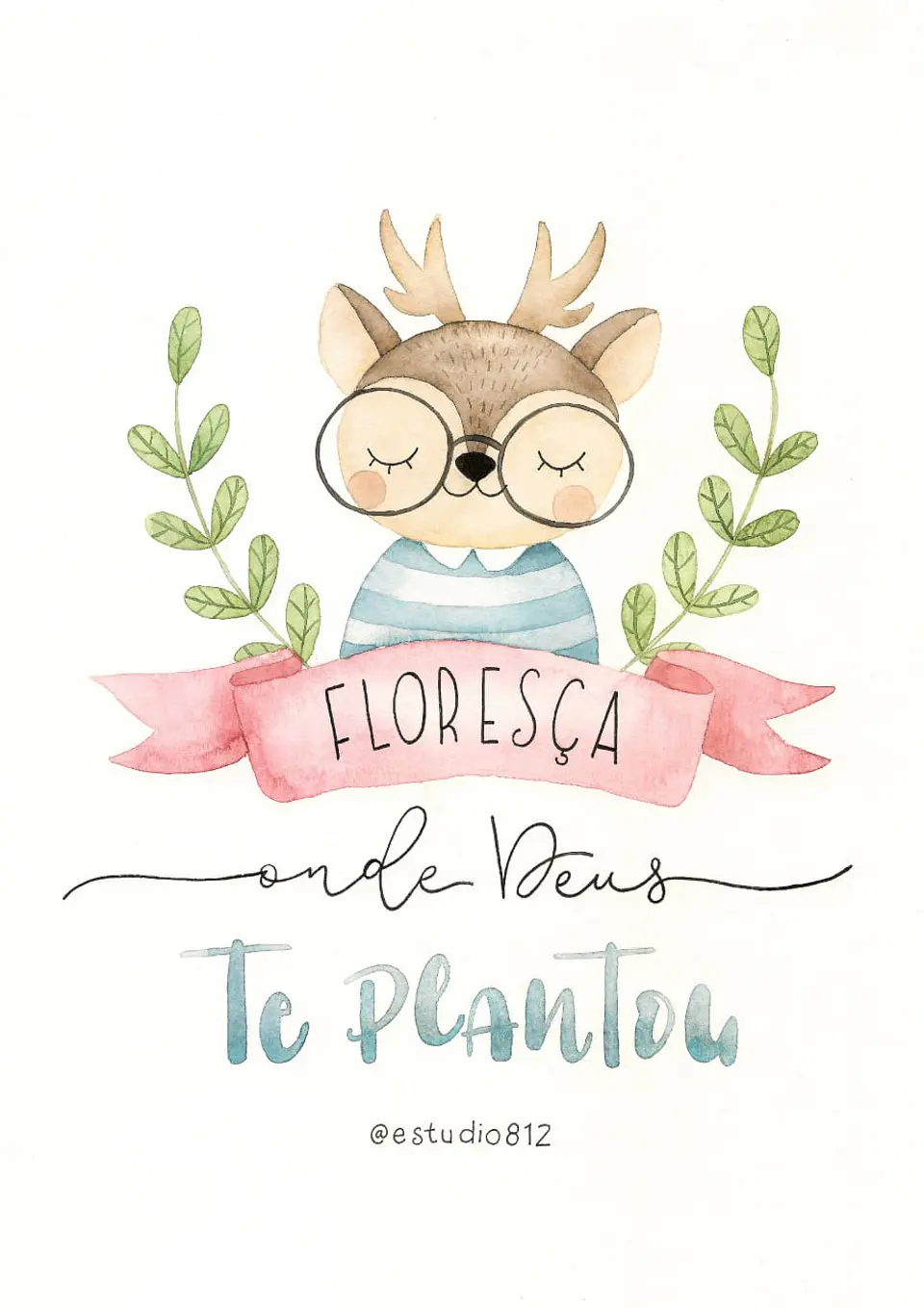 Arquivo de Corte Poster Florescer Freebie 1