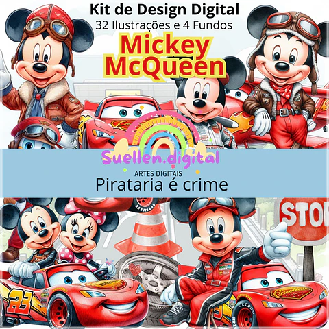 Kit Digital Mickey McQueen 22