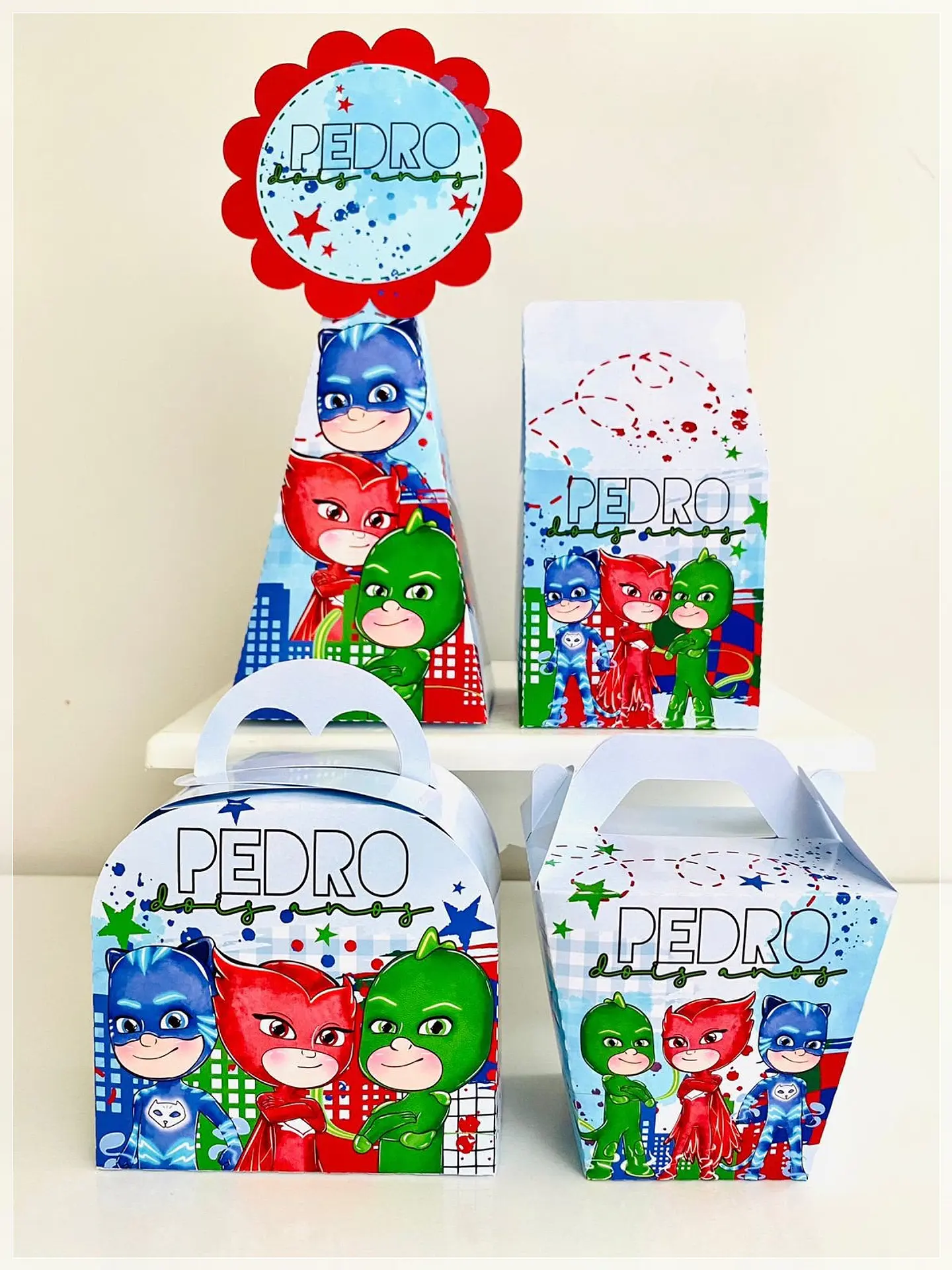 Arquivo de Corte Kit Festa PJ Masks 1 1