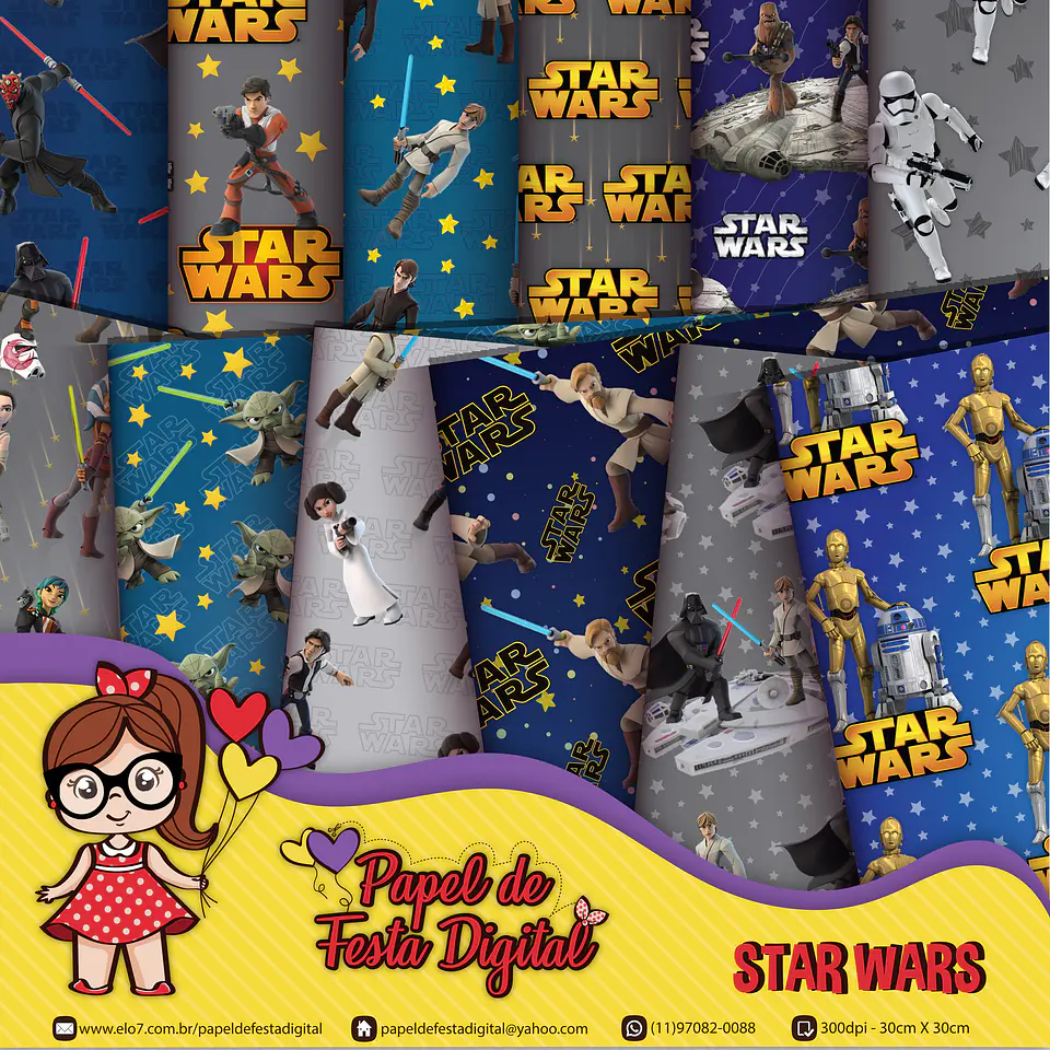 Kit Digital Star Wars 61 1