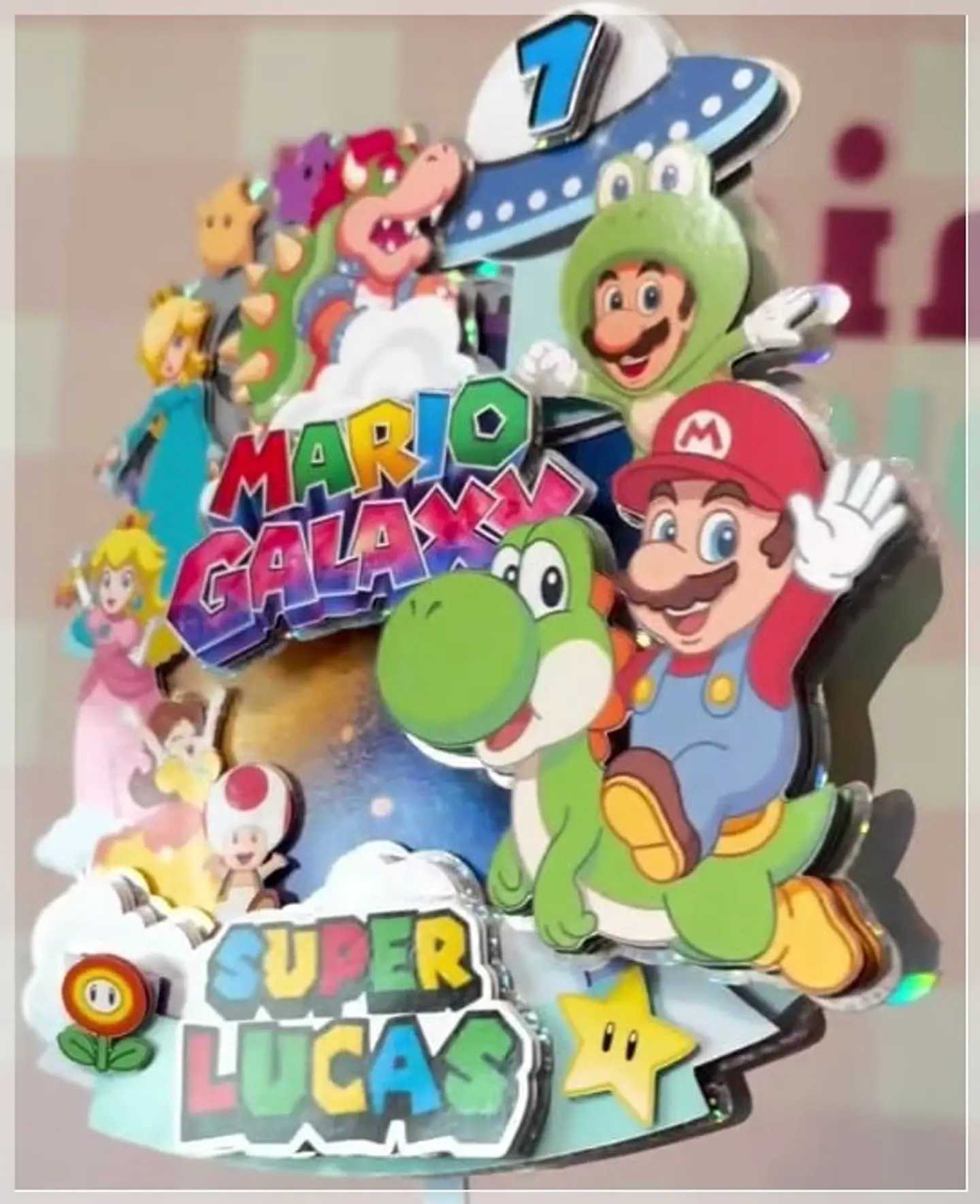 Arquivo de Corte Topo de Bolo Super Mario Galaxy 72 1