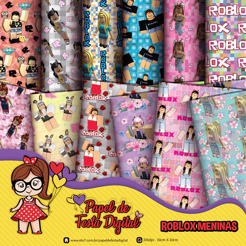 Kit Digital Digital Roblox Meninas 31