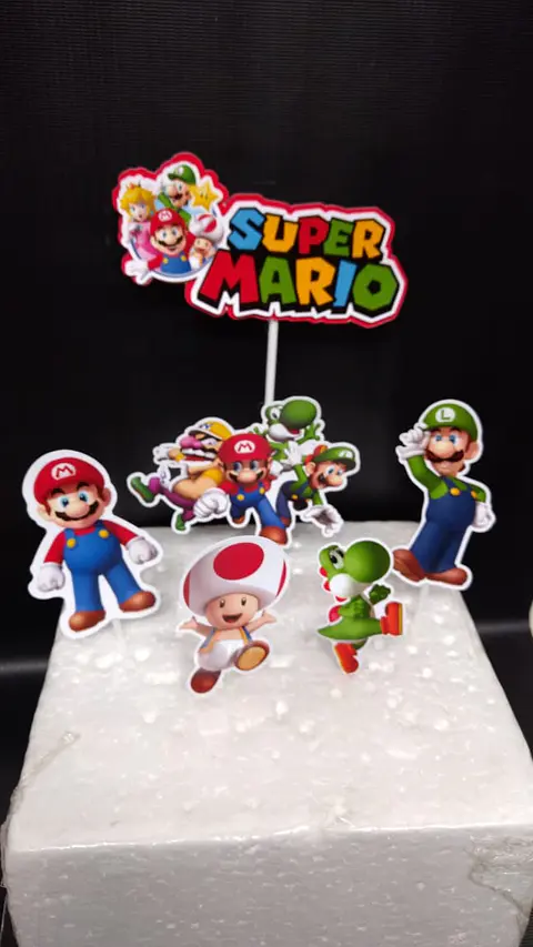Arquivo de Corte Topo de Bolo Super Mario 46