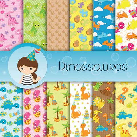 Kit Digital Dinossauros 38