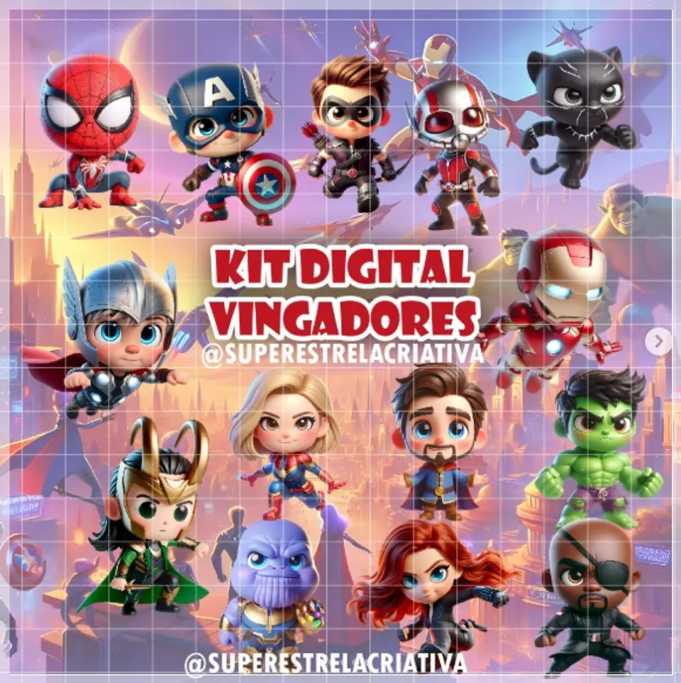 Kit Digital Vingadores 73 1