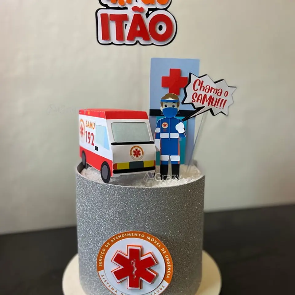 Arquivo de Corte Topo de Bolo Samu 1 1