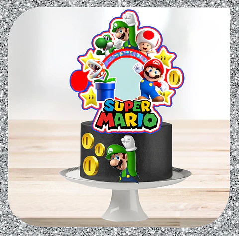 Arquivo de Corte Topo de Bolo Super Mario 62