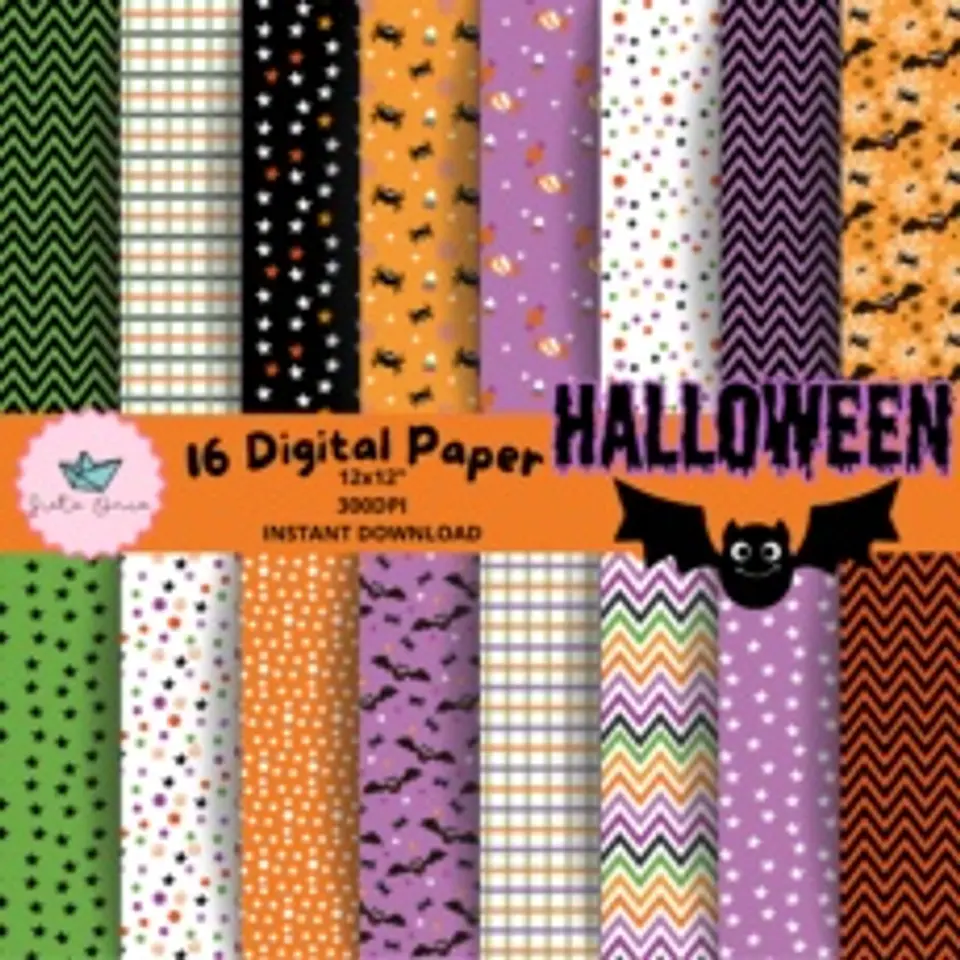 Kit Digital Halloween 1 1