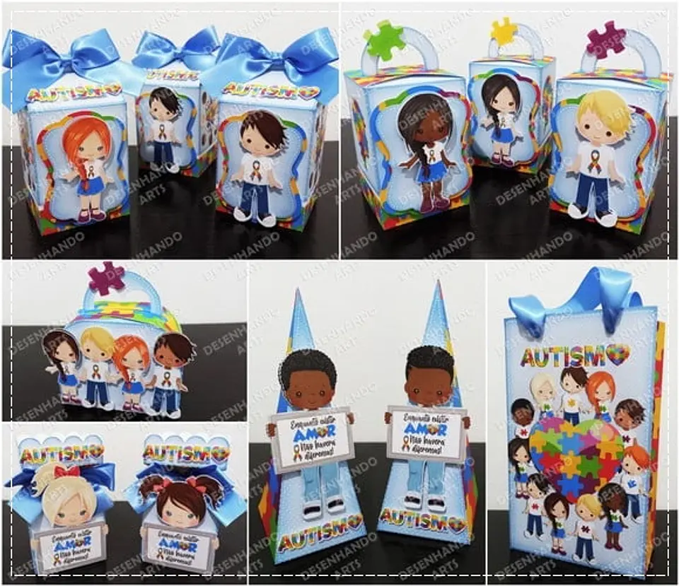 Arquivo de Corte Kit Festa Autismo 1 1