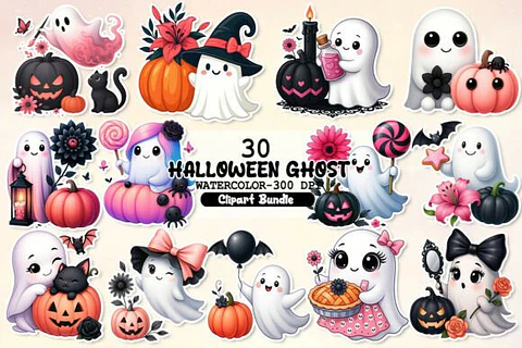 Kit Digital Kawaii Goth Halloween 2