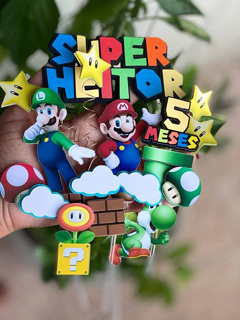 Arquivo de Corte Topo de Bolo Super Mario 32
