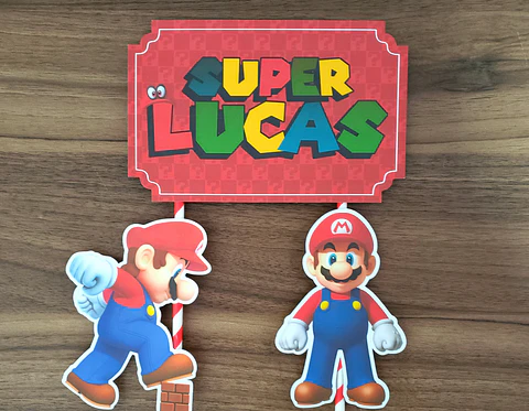 Arquivo de Corte Topo de Bolo Super Mario 29