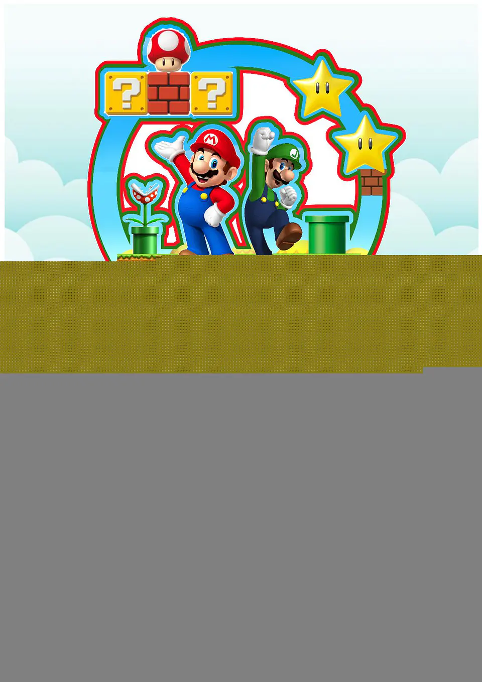 Arquivo de Corte Topo de Bolo Super Mario 28 1