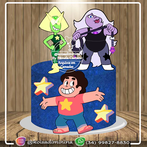 Arquivo de Corte Topo de Bolo Steven Universe 1