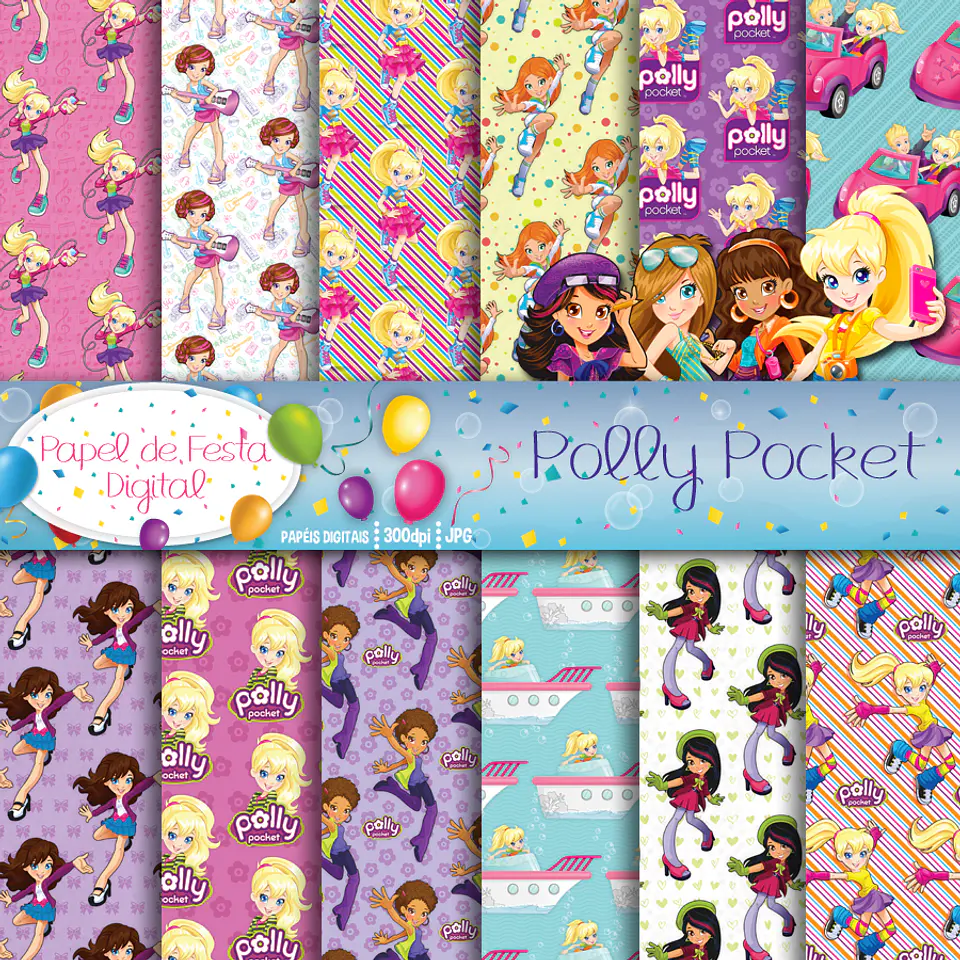 Kit Digital Boneca Polly 9 1