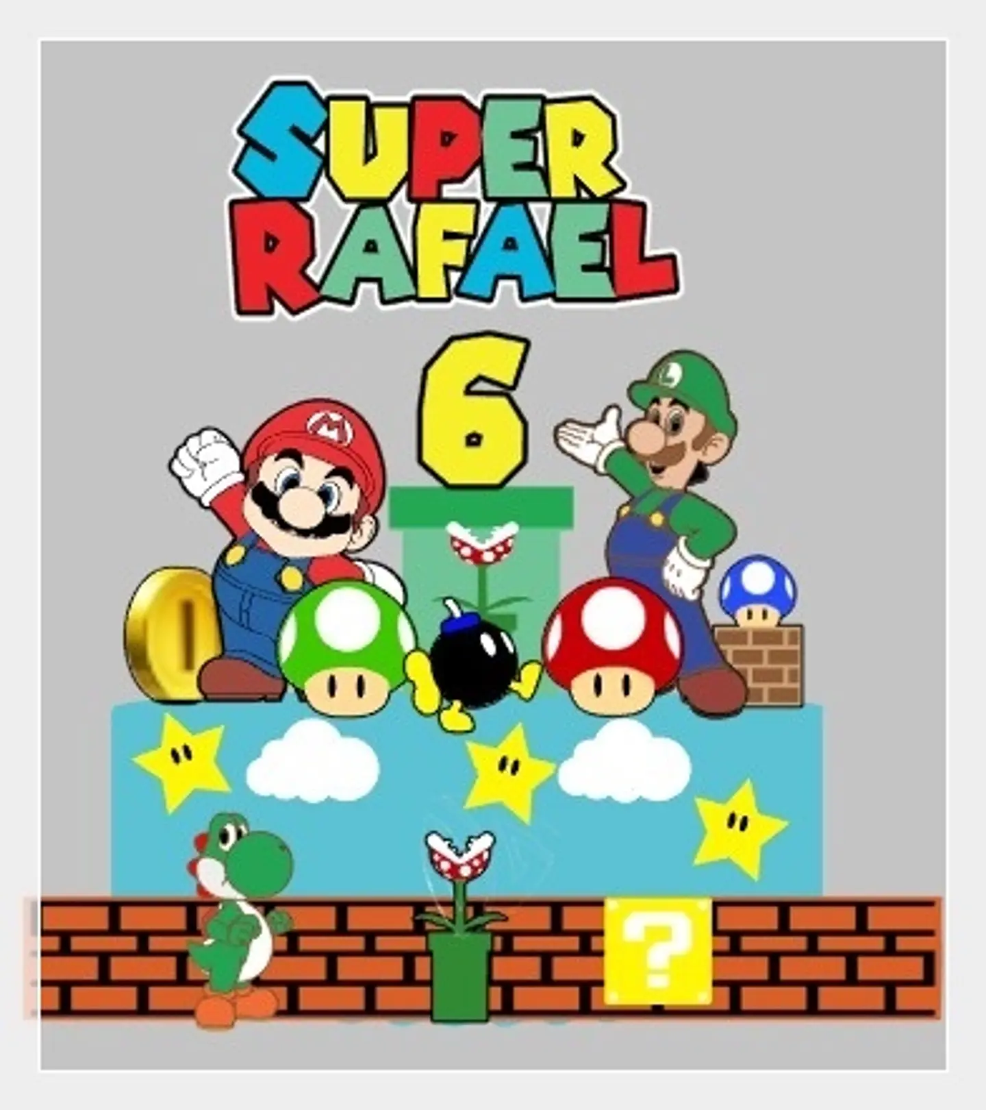 Arquivo de Corte Topo de Bolo Super Mario 12 1