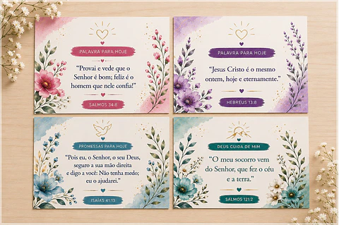 Arquivo de Corte Cartões Bíblicos 1