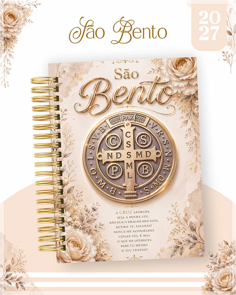 Encadernação - Agenda , Bloquinho , Calendário e Planner São Bento
