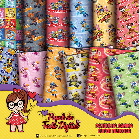Kit Digital Patrulha Canina 56