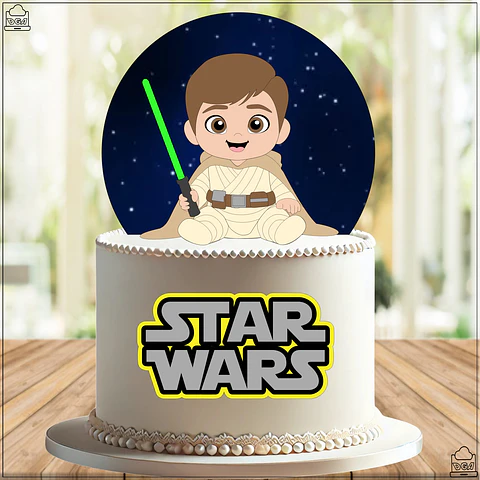 Arquivo de Corte Topo de Bolo Star Wars 26