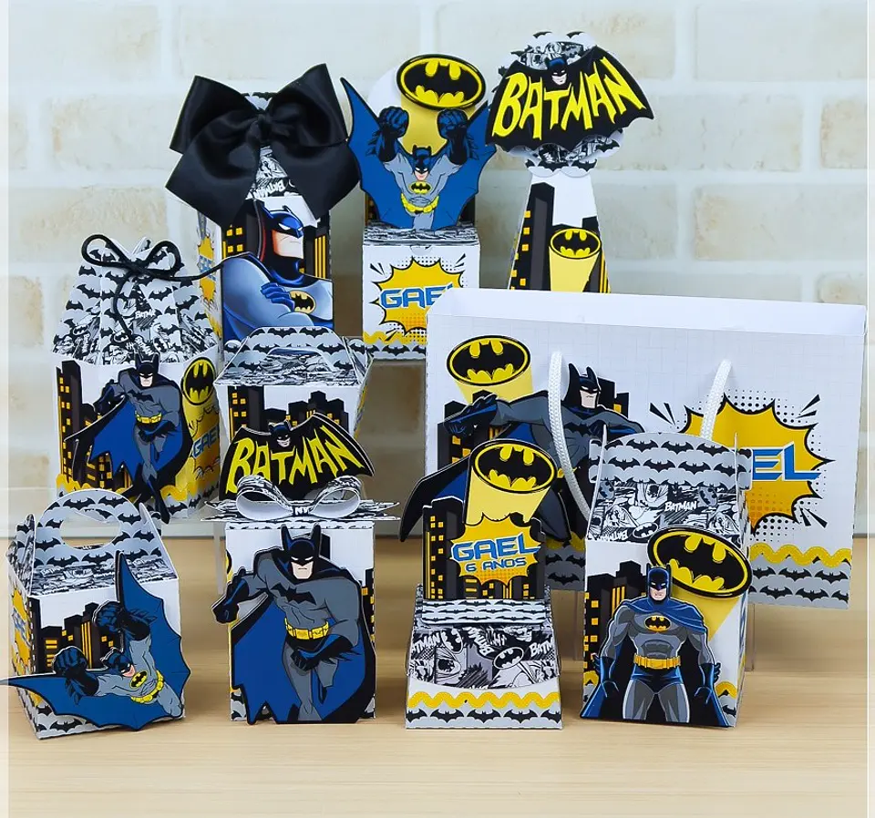 Arquivo de Corte Kit Festa Batman 1 1