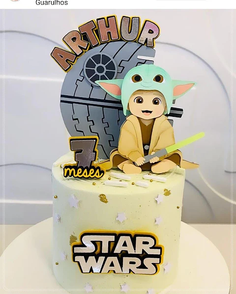 Arquivo de Corte Topo de Bolo Star Wars 19