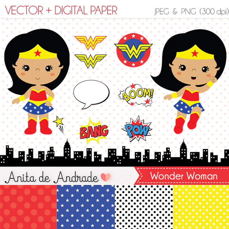 Kit Digital Wonder Woman 201 1