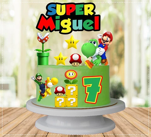 Arquivo de Corte Topo de Bolo Super Mario 47