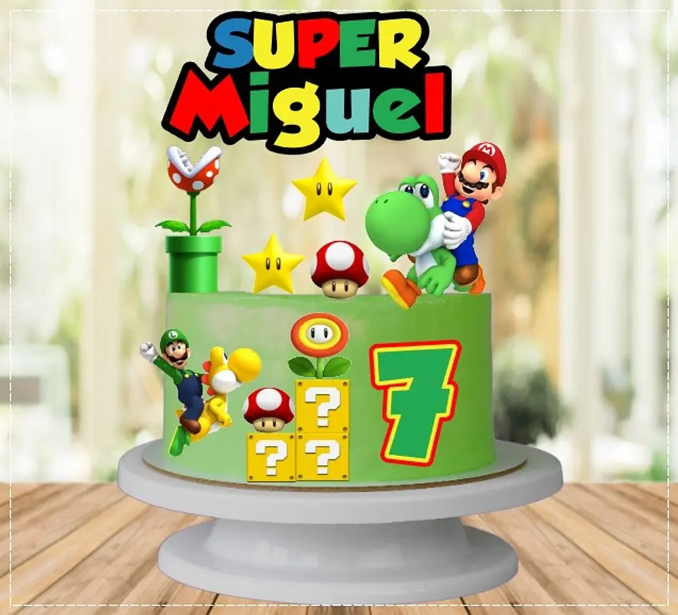 Arquivo de Corte Topo de Bolo Super Mario 47 1