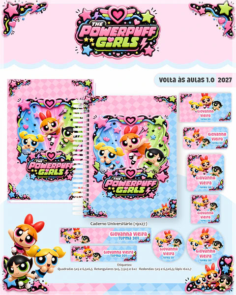 Encadernação - Coleção Escolar 1.0 Meninas Super Poderosas