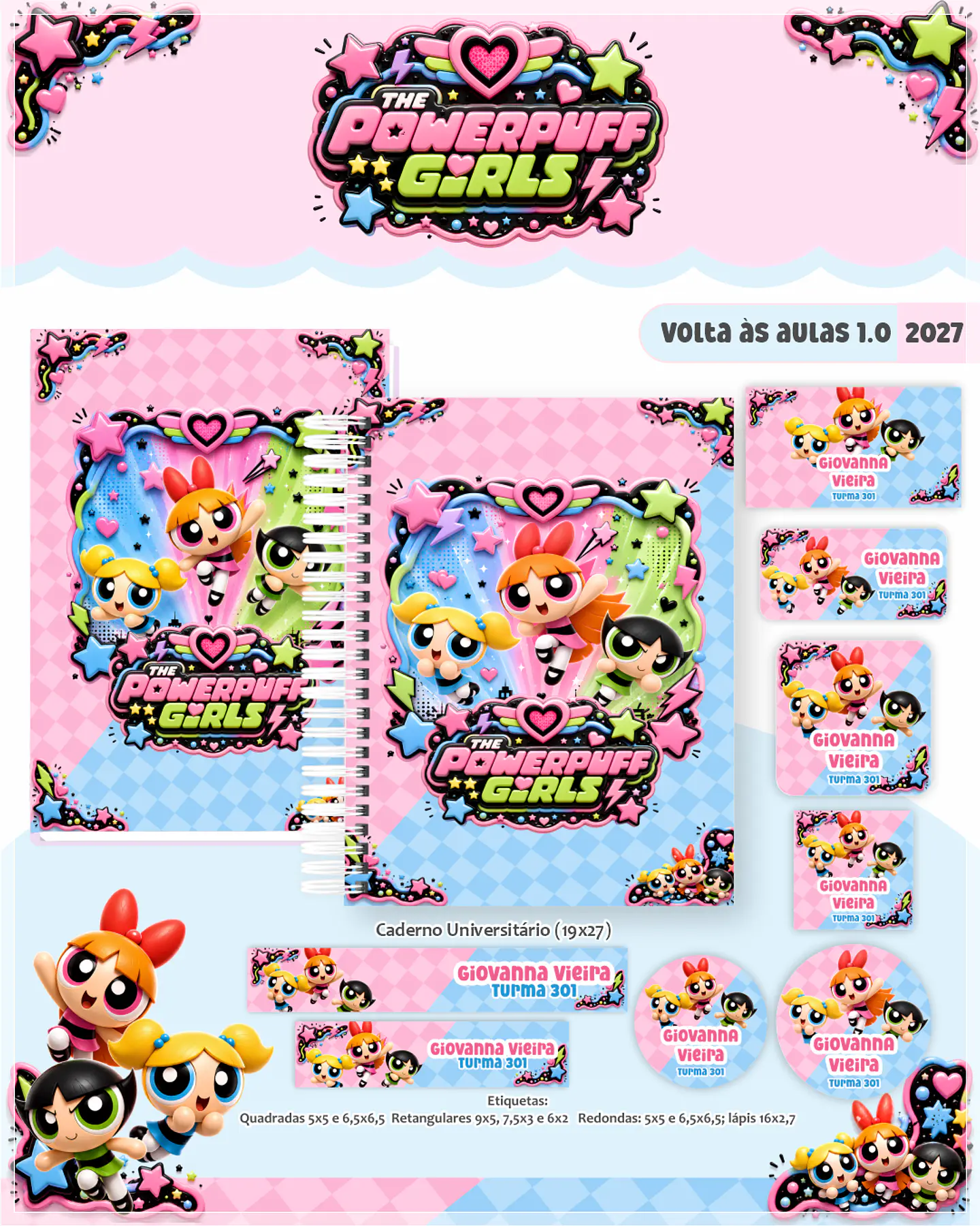 Encadernação - Coleção Escolar 1.0 Meninas Super Poderosas 1