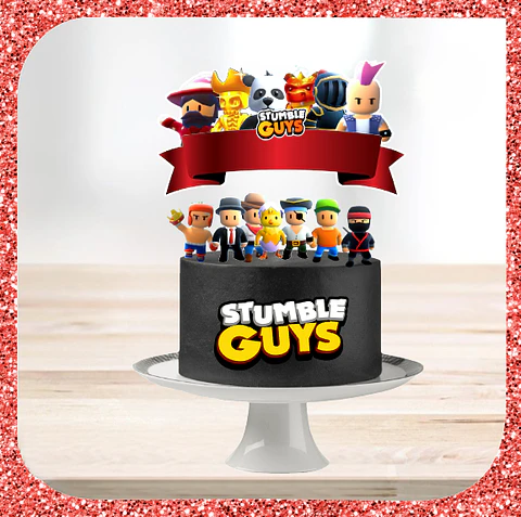 Arquivo de Corte Topo de Bolo Stumble Guys 5