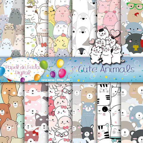 Kit Digital Digital Cute Animals 15