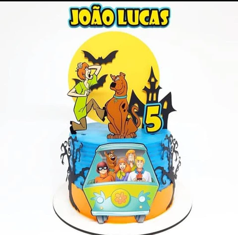 Arquivo de Corte Topo de Bolo Scooby-Doo 5