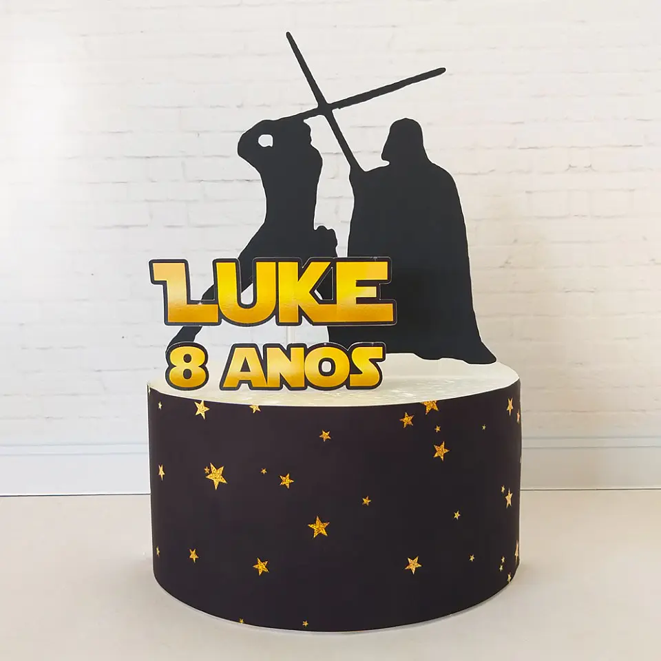 Arquivo de Corte Topo de Bolo Star Wars 3 1