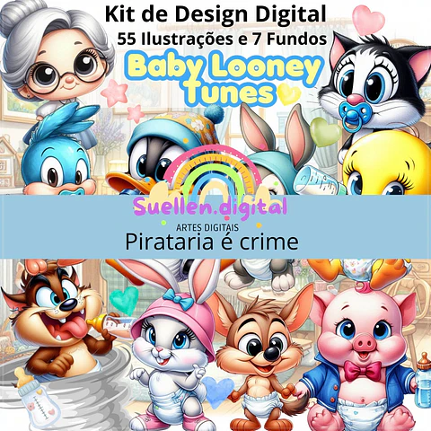 Kit Digital Baby Looney Tunes 3