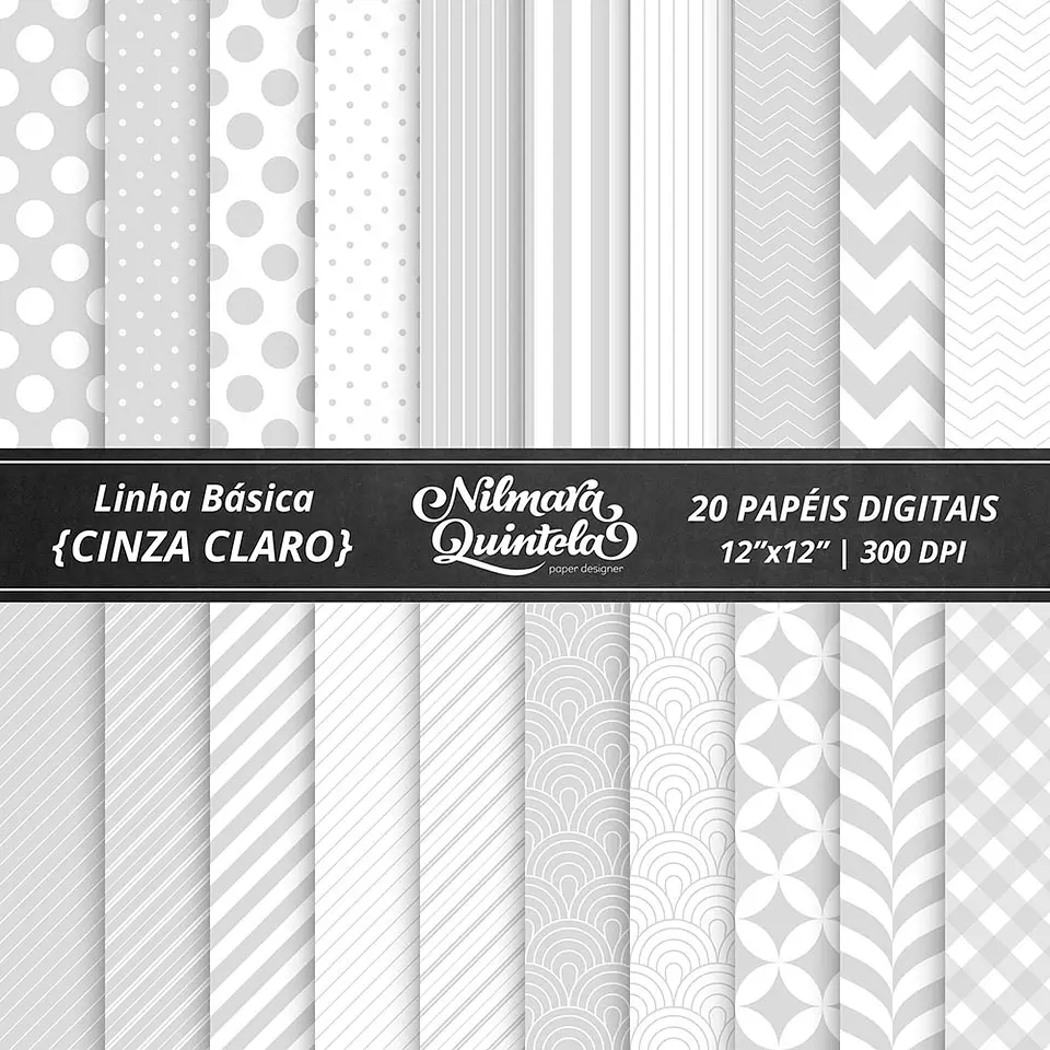 Kit Digital Papeis Basico Cinza Claro 13 1
