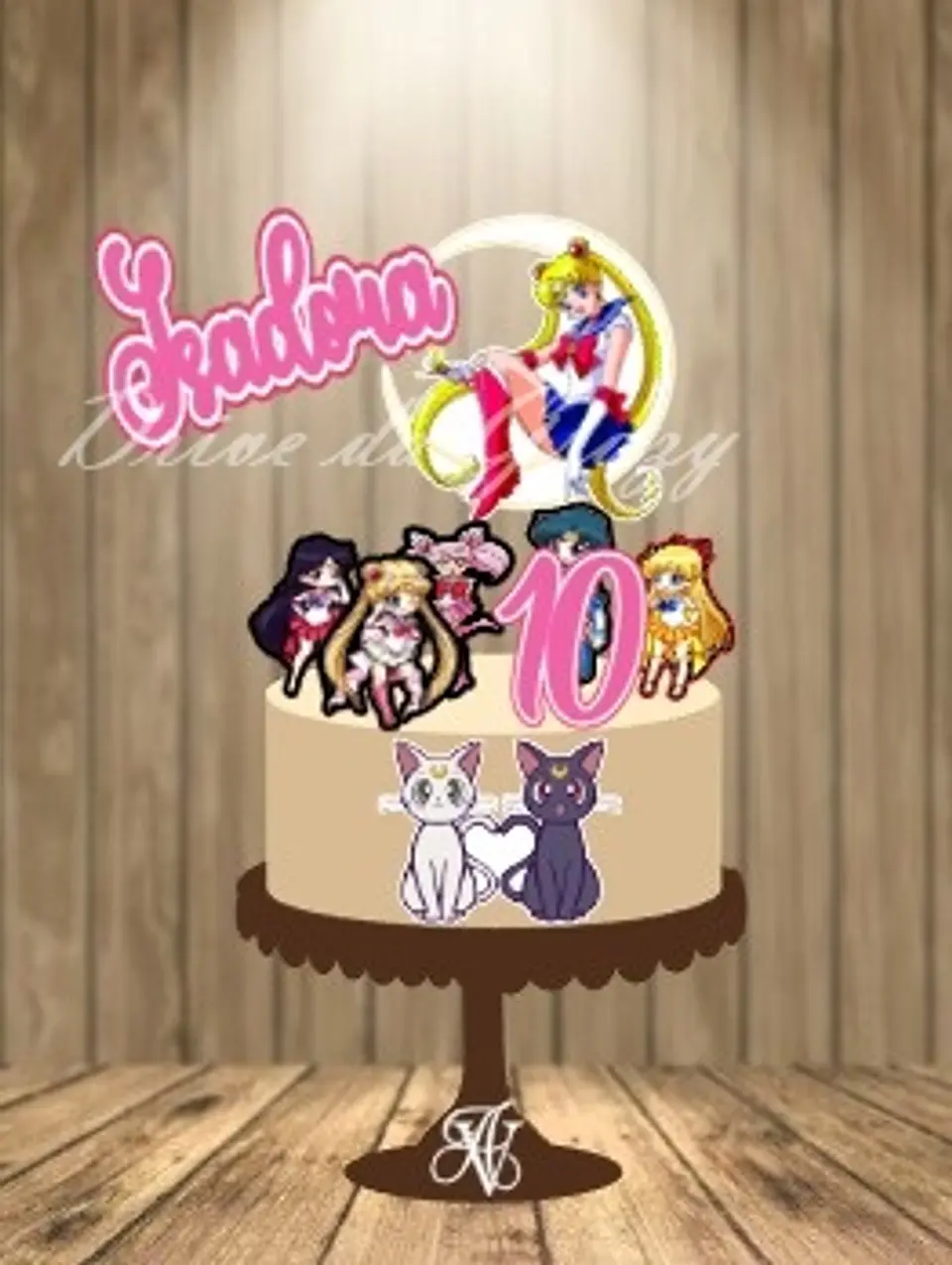 Arquivo de Corte Topo de Bolo Sailor Moon 1 1