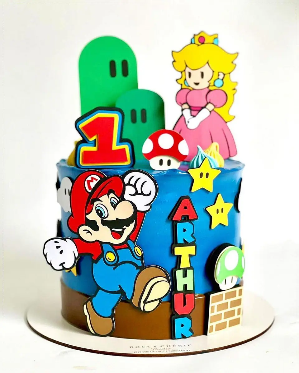 Arquivo de Corte Topo de Bolo Super Mario 42 1