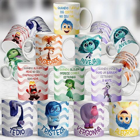 Sublimação - Caneca Divertidamente