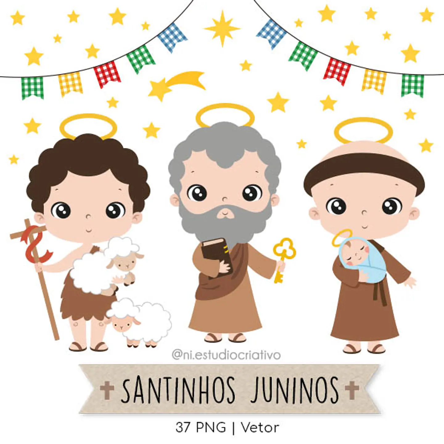 Kit Digital Santinhos Juninos 172 1