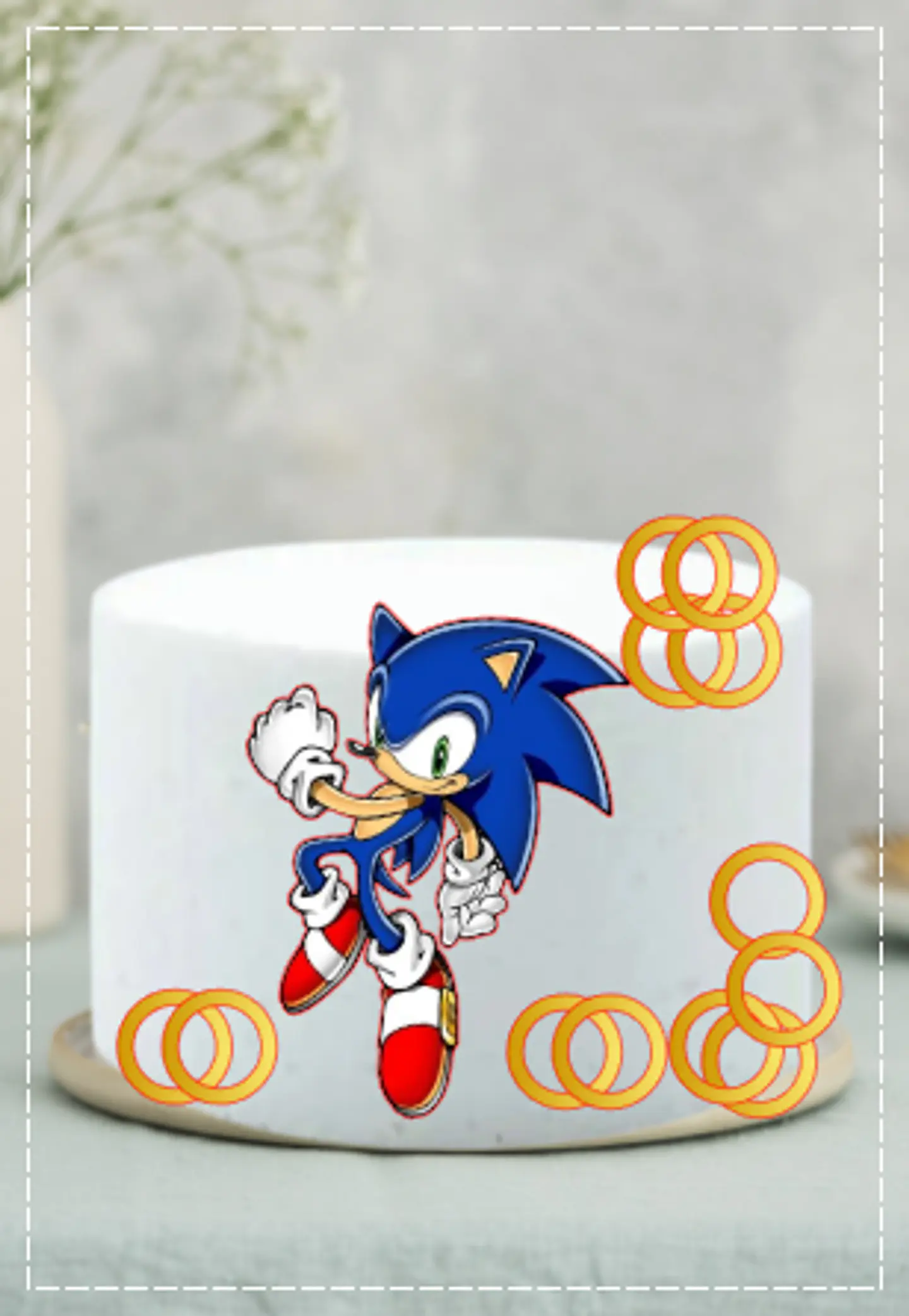 Arquivo de Corte Topo de Bolo Sonic 41 1
