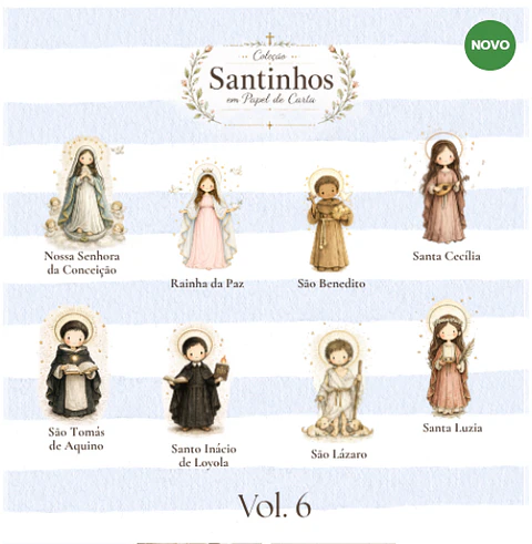 Kit Digital Santinhos em Papel de Carta Vol 06 6