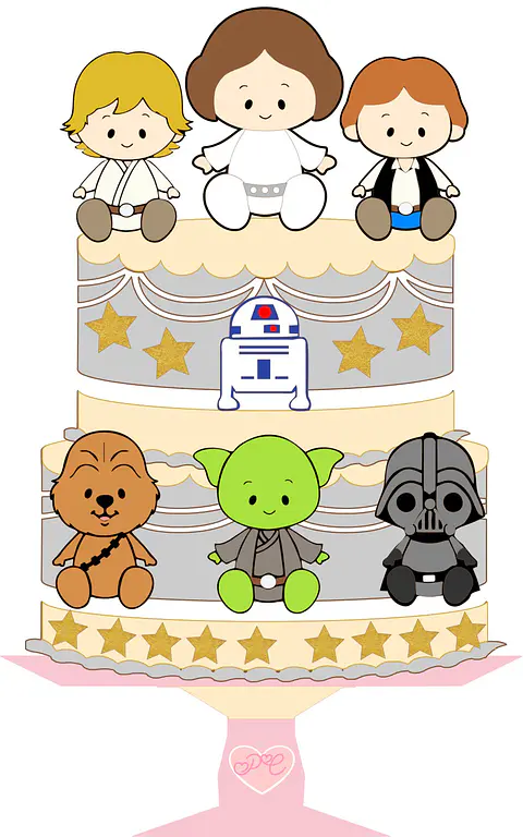 Arquivo de Corte Topo de Bolo Star Wars 12