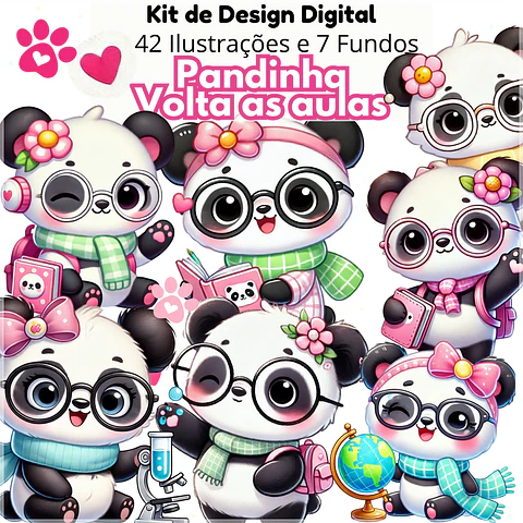 Kit Digital Pandinha Volta as Aulas 32