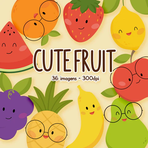 Kit Digital Cute Fruit 38