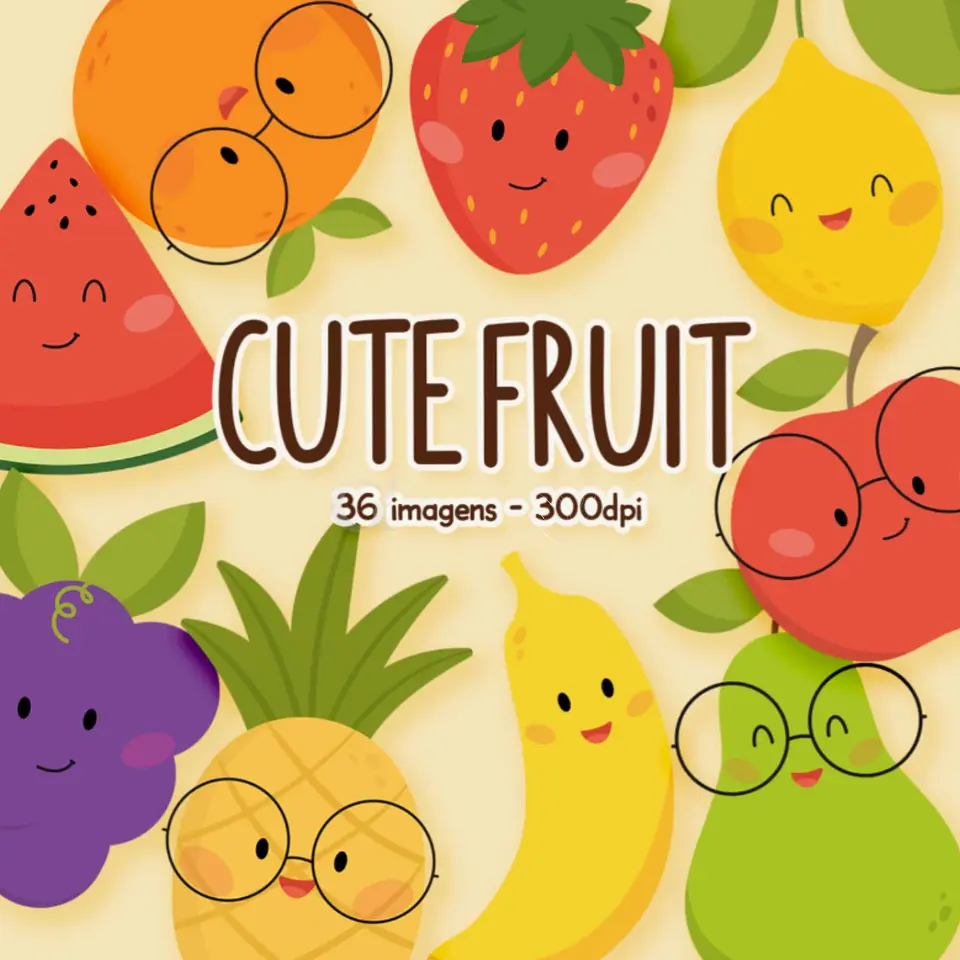 Kit Digital Cute Fruit 38 1